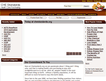 Tablet Screenshot of chestandards.org